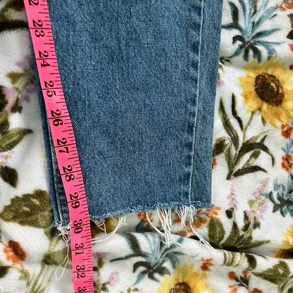 Vintage Levi’s 816 Jeans Mens 34 White Tag Tab Blue Cotton Classic 5 Pocket - Picture 9 of 11